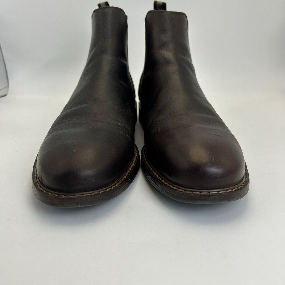 Crown Vintage Glory 2 Chelsea Boots Mens Sz 12M Dark Brown Leather Casual Boots - Picture 4 of 9
